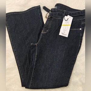 Lois Erika Flare Dark Blue Flare Jeans Super Strecth Size 34